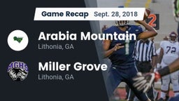Recap: Arabia Mountain  vs. Miller Grove  2018