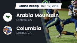 Recap: Arabia Mountain  vs. Columbia  2018