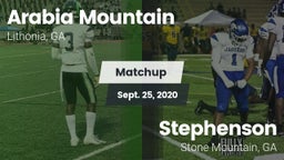 Matchup: Arabia Mountain vs. Stephenson  2020