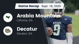Recap: Arabia Mountain  vs. Decatur  2020