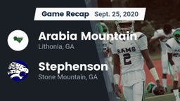 Recap: Arabia Mountain  vs. Stephenson  2020