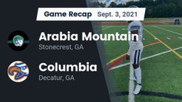 Recap: Arabia Mountain  vs. Columbia  2021