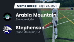 Recap: Arabia Mountain  vs. Stephenson  2021