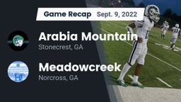 Recap: Arabia Mountain  vs. Meadowcreek  2022