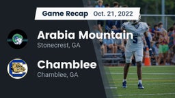 Recap: Arabia Mountain  vs. Chamblee  2022