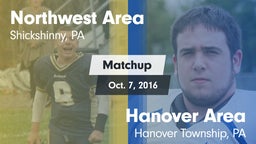 Matchup: Northwest Area High  vs. Hanover Area  2016