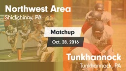 Matchup: Northwest Area High  vs. Tunkhannock  2016