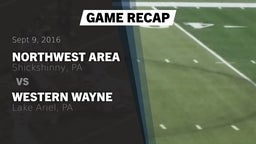 Recap: Northwest Area  vs. Western Wayne  2016