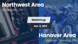 Matchup: Northwest Area High  vs. Hanover Area  2017