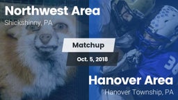 Matchup: Northwest Area High  vs. Hanover Area  2018