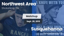 Matchup: Northwest Area High  vs. Susquehanna  2019