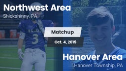 Matchup: Northwest Area High  vs. Hanover Area  2019