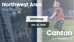 Matchup: Northwest Area High  vs. Canton  2020