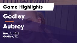Godley  vs Aubrey Game Highlights - Nov. 3, 2023