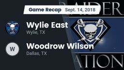 Recap: Wylie East  vs. Woodrow Wilson   2018