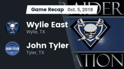 Recap: Wylie East  vs. John Tyler  2018