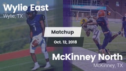 Matchup: Wylie East High vs. McKinney North  2018