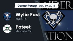 Recap: Wylie East  vs. Poteet  2018