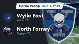 Recap: Wylie East  vs. North Forney  2019