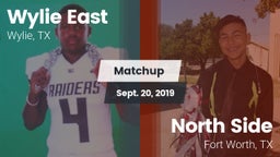 Matchup: Wylie East High vs. North Side  2019