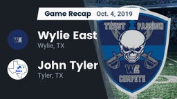 Recap: Wylie East  vs. John Tyler  2019