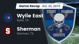 Recap: Wylie East  vs. Sherman  2019