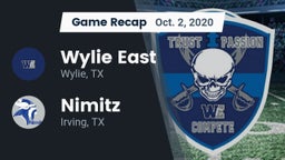 Recap: Wylie East  vs. Nimitz  2020