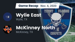 Recap: Wylie East  vs. McKinney North  2020