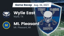 Recap: Wylie East  vs. Mt. Pleasant  2021