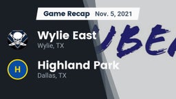 Recap: Wylie East  vs. Highland Park  2021