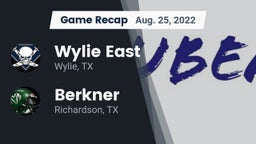 Recap: Wylie East  vs. Berkner  2022
