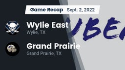Recap: Wylie East  vs. Grand Prairie  2022