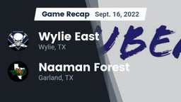 Recap: Wylie East  vs. Naaman Forest  2022