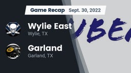 Recap: Wylie East  vs. Garland  2022