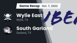 Recap: Wylie East  vs. South Garland  2022
