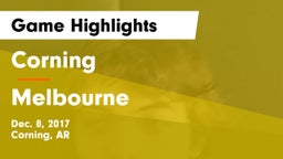Corning  vs Melbourne  Game Highlights - Dec. 8, 2017