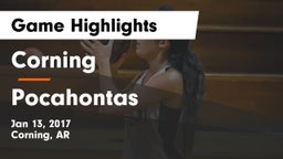 Corning  vs Pocahontas Game Highlights - Jan 13, 2017