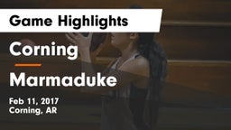 Corning  vs Marmaduke Game Highlights - Feb 11, 2017