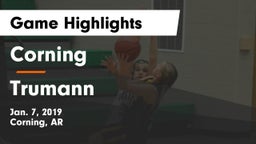 Corning  vs Trumann Game Highlights - Jan. 7, 2019