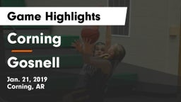 Corning  vs Gosnell  Game Highlights - Jan. 21, 2019