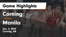 Corning  vs Manila  Game Highlights - Jan. 4, 2024