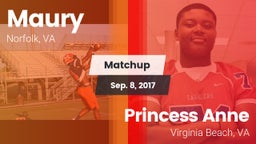 Matchup: Maury  vs. Princess Anne  2017