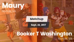 Matchup: Maury  vs. Booker T Washington  2017