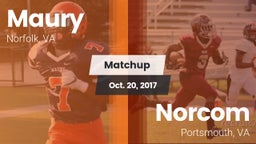 Matchup: Maury  vs. Norcom  2017