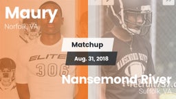 Matchup: Maury  vs. Nansemond River  2018