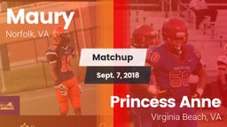 Matchup: Maury  vs. Princess Anne  2018