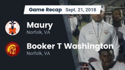 Recap: Maury  vs. Booker T Washington  2018