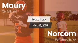 Matchup: Maury  vs. Norcom  2018