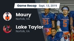 Recap: Maury  vs. Lake Taylor  2019