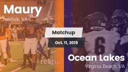 Matchup: Maury  vs. Ocean Lakes  2019